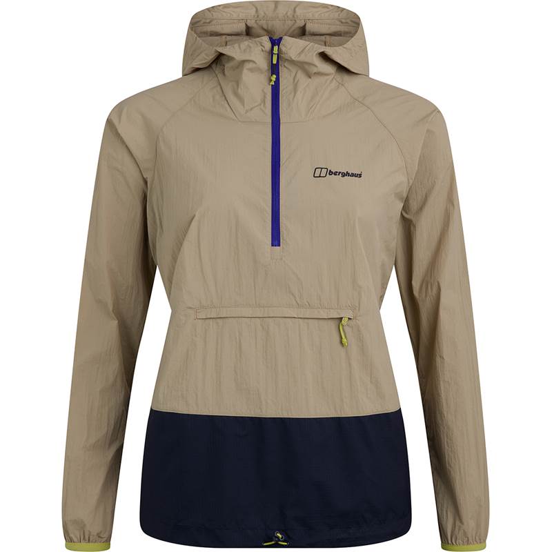 Berghaus Womens Skerray Half-Zip Windproof Smock Jacket-1