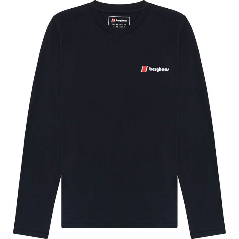Berghaus Unisex Heritage F&Back Logo LS Top-1