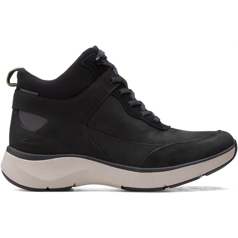 Clarks Womens Wave 2.0 Mid Boots-1
