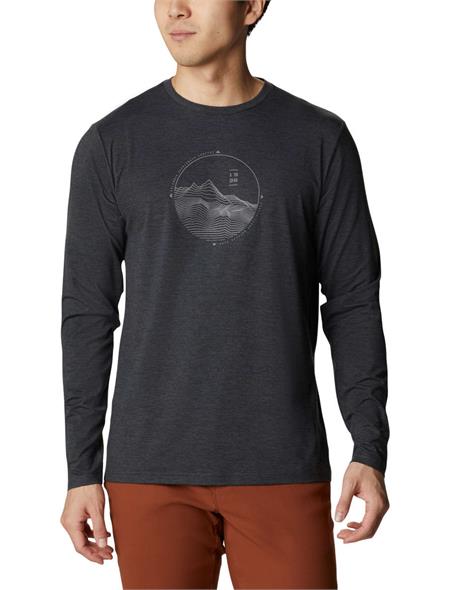 Columbia Mens Tech Trail Graphic Long Sleeve T-Shirt