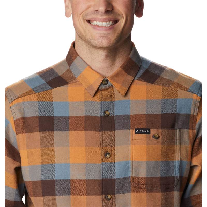 Columbia Mens Cornell Woods Flannel LS Shirt-5