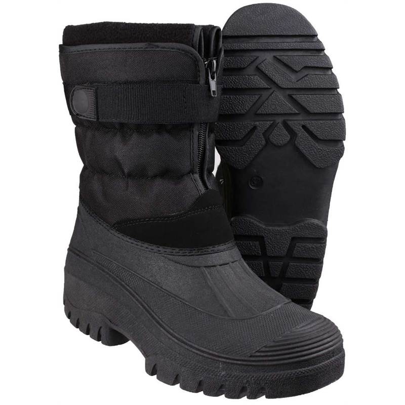 Cotswold Chase Touch Fastening and Zip-Up Winter Boots-4