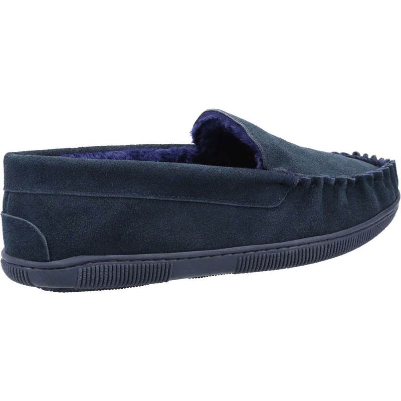 Cotswold Mens Sodbury Slip On Moccasin Slippers-2