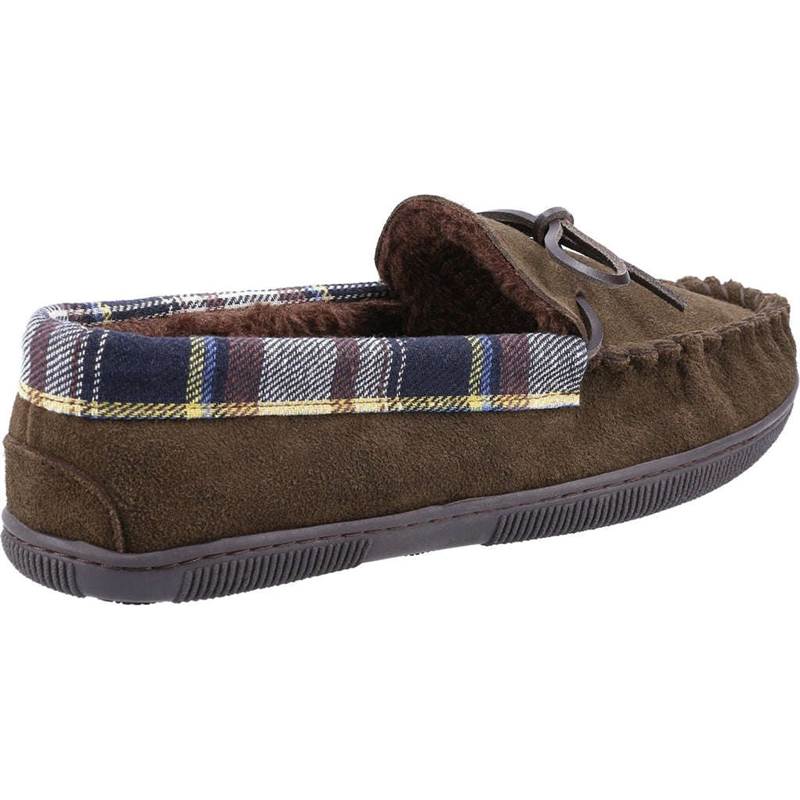 Cotswold Mens Tresham Slip On Moccasin Slippers-2