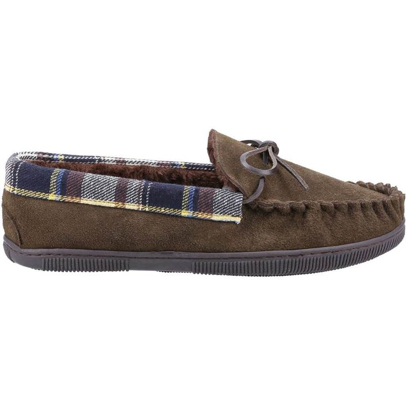 Cotswold Mens Tresham Slip On Moccasin Slippers-3