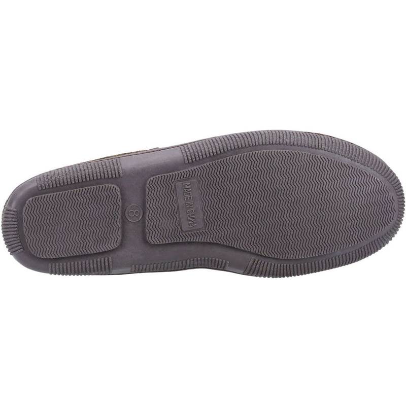 Cotswold Mens Tresham Slip On Moccasin Slippers-4