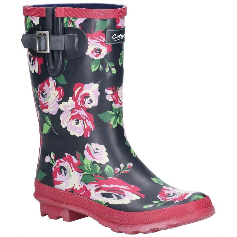 Cotswold Womens Paxford Elasticated Mid Calf Wellington Boots-5