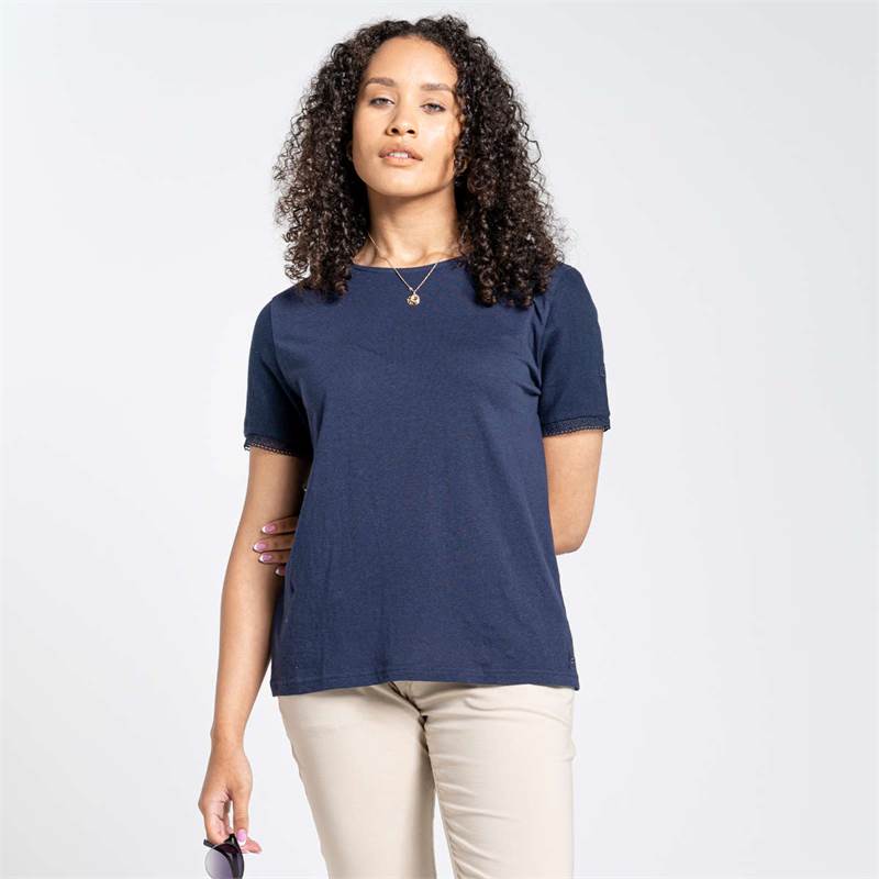 Craghoppers Womens NosiBotanical Lavern Short Sleeved Top-5