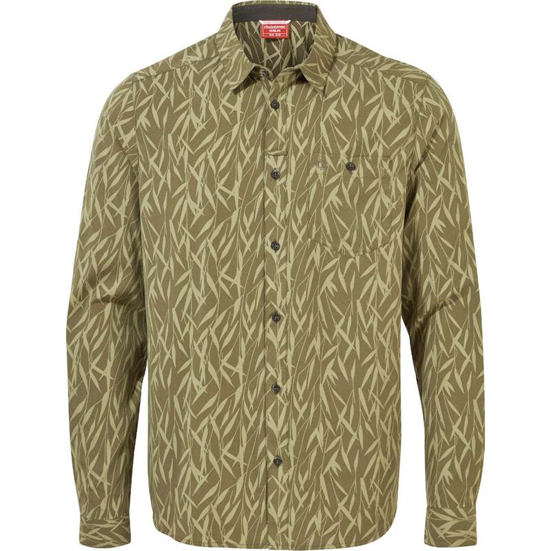 Craghoppers Mens NosiLife Pinyon Long Sleeved Shirt-1