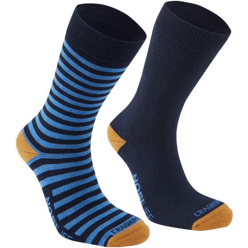 Craghoppers Kids NosiLife Kids Travel Twin Pack Socks-2