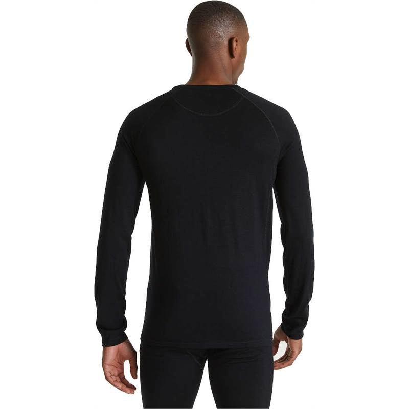Craghoppers Mens Merino Crew Neck II LS Baselayer Top-2