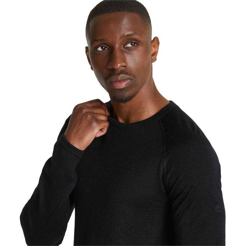 Craghoppers Mens Merino Crew Neck II LS Baselayer Top-4