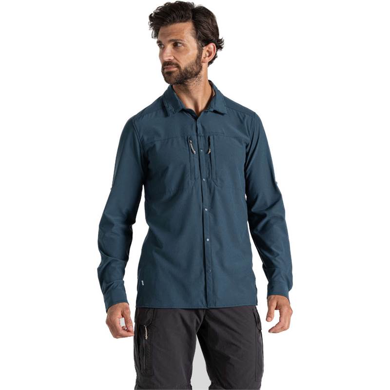 Craghoppers Mens NosiLife Pro Long Sleeved Shirt V-4