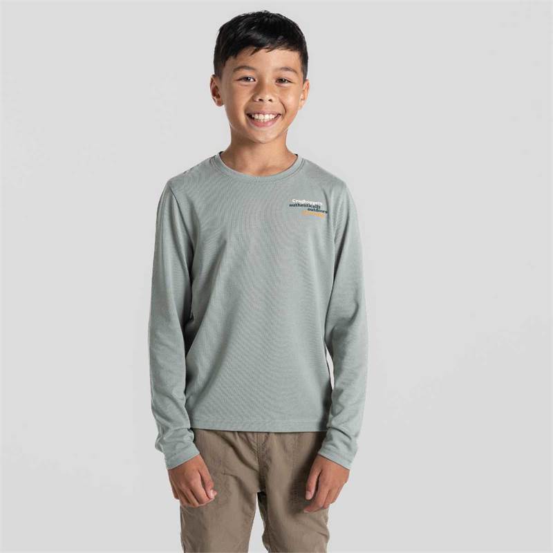 Craghoppers Unisex Kids NosiLife Cruz Long Sleeved T-Shirt.-3