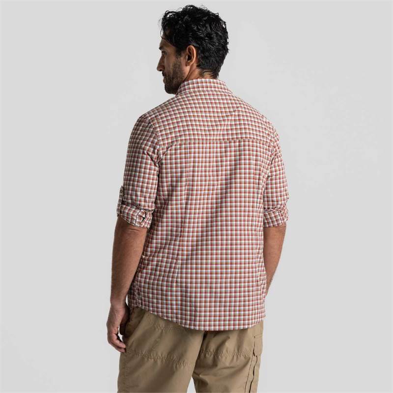 Craghoppers Mens NosiLife Nuoro Check Long Sleeved Shirt-2