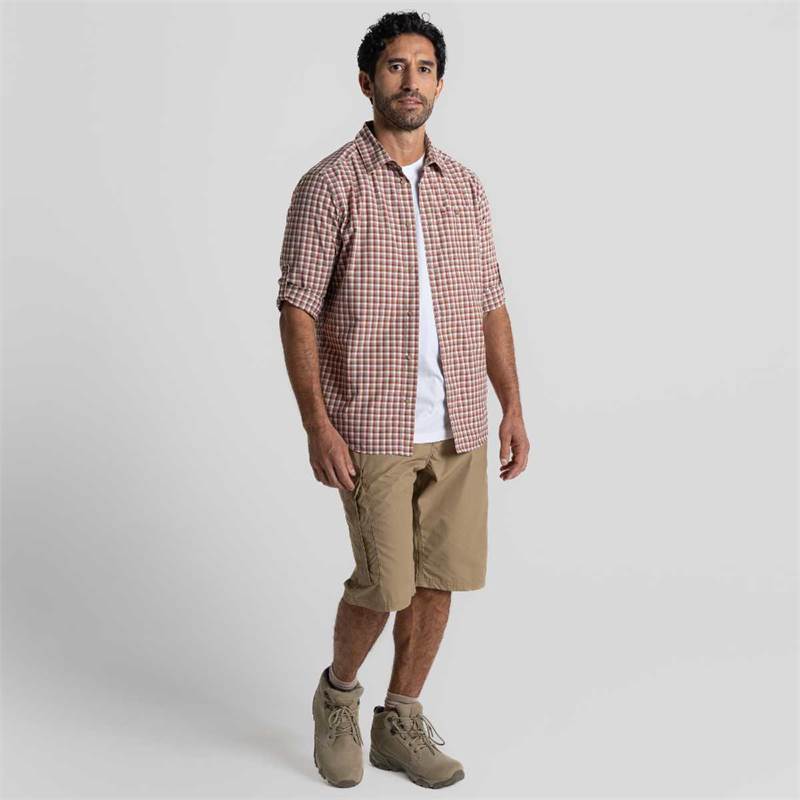 Craghoppers Mens NosiLife Nuoro Check Long Sleeved Shirt-4