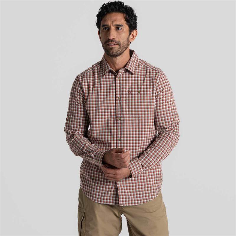 Craghoppers Mens NosiLife Nuoro Check Long Sleeved Shirt-5