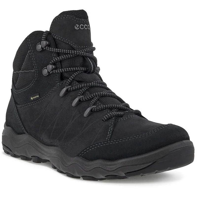 ECCO Mens Ulterra Mid GTX Waterproof Hiking Boots-1