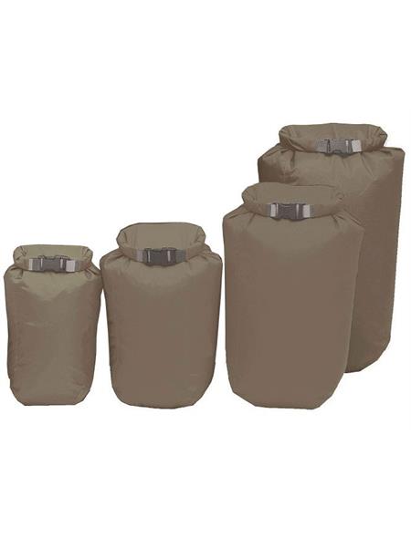 Exped Olive Drab Fold Drybag - 4 Pack