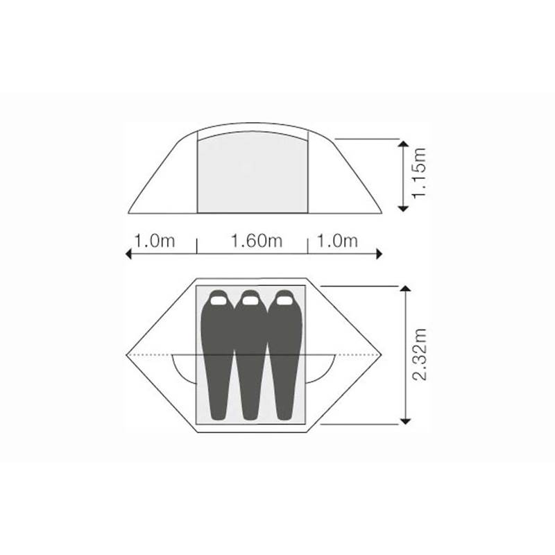 Exped Venus III Extreme 3 Person Tent-5