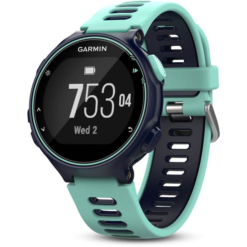 Garmin Forerunner 735XT GPS Wrist HR Multisport Watch - Midnight Blue/Frost Blue-1
