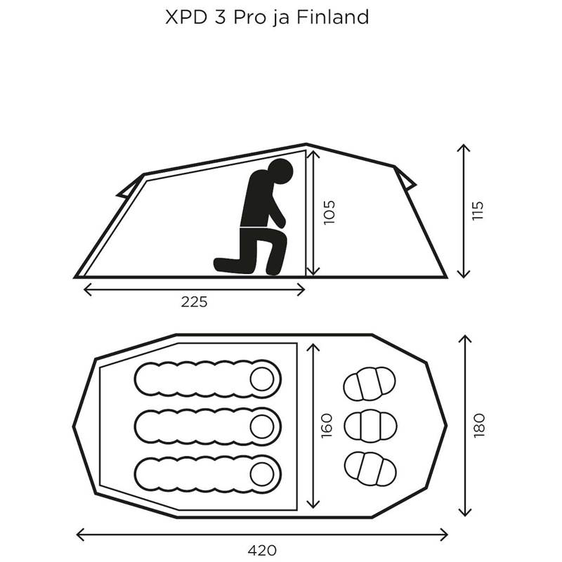 Halti XPD Finland 3 Tent-3