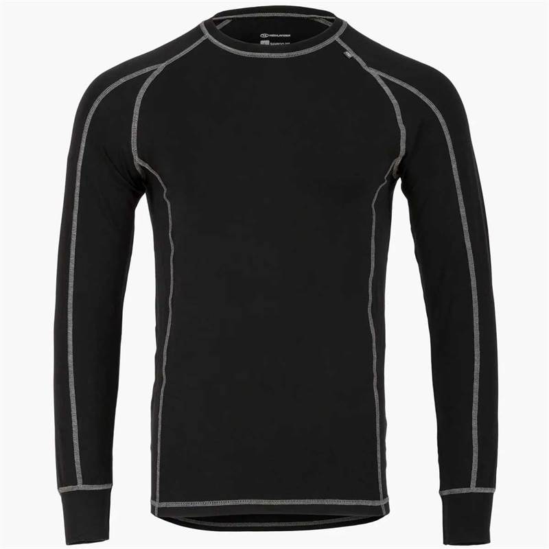 Highlander Mens Bamboo Base Layer Long Sleeve Shirt-1