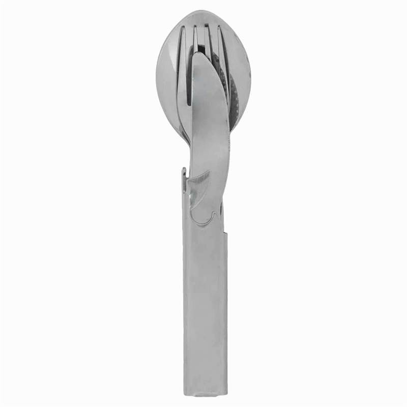 Highlander Military-Style Knife Spoon Fork Set-1