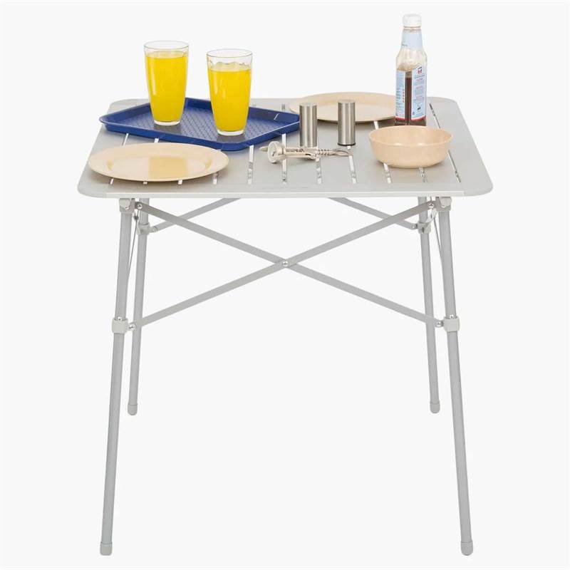 Highlander Aluminium Slat Folding Camping Table Small-3