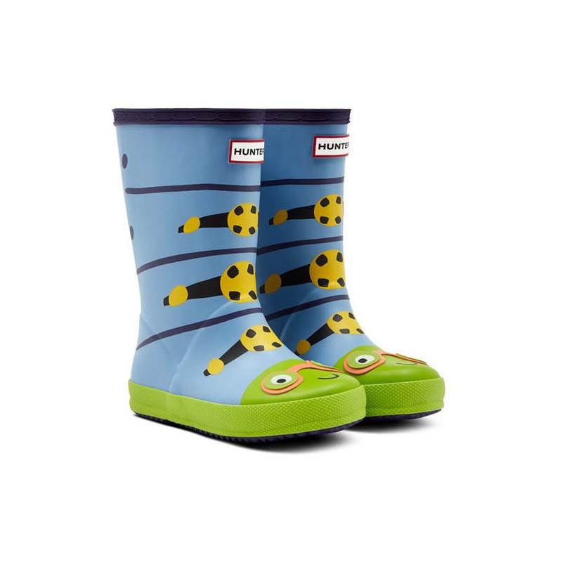 Hunter Kids First Classic Caterpillar Character Wellington Boots-1