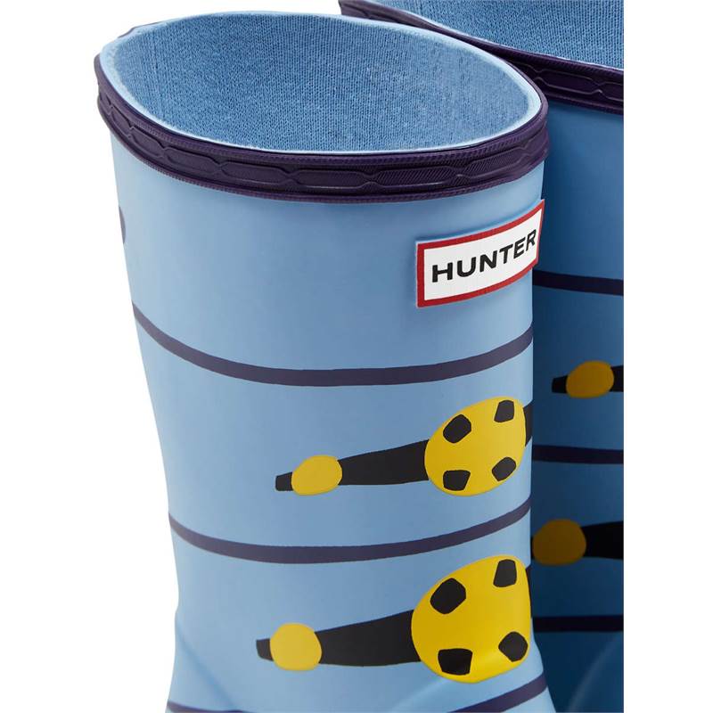 Hunter Kids First Classic Caterpillar Character Wellington Boots-2