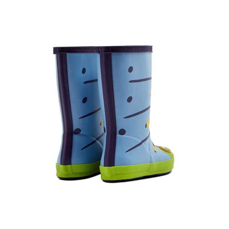 Hunter Kids First Classic Caterpillar Character Wellington Boots-4