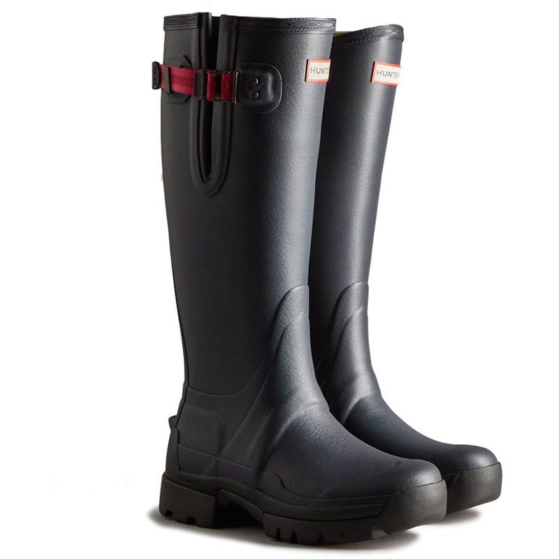 Hunter Womens Balmoral Adjustable Neoprene Lined Wellington Boots-5