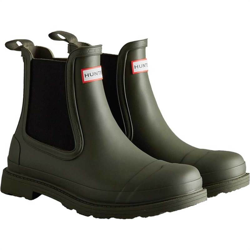 Hunter Mens Commando Chelsea Boots-2