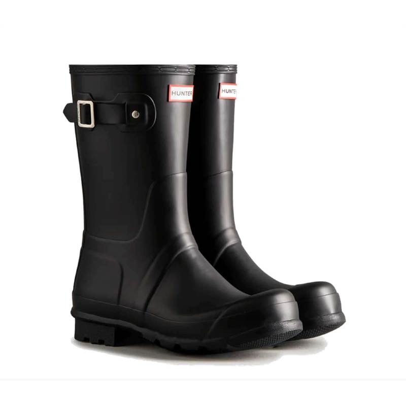 Hunter Mens Original Short Wellington Boots-5