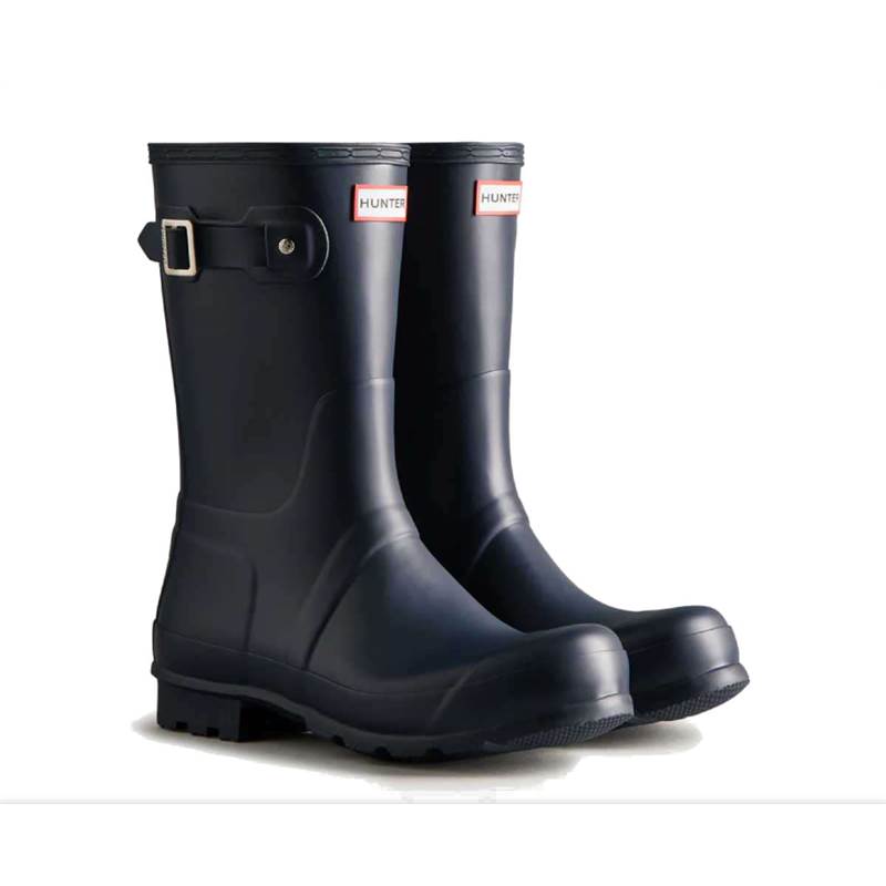Hunter Mens Original Short Wellington Boots-1