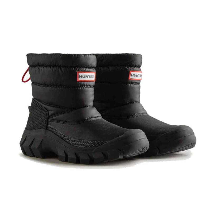Hunter Womens Intrepid Short Snow Boots-1