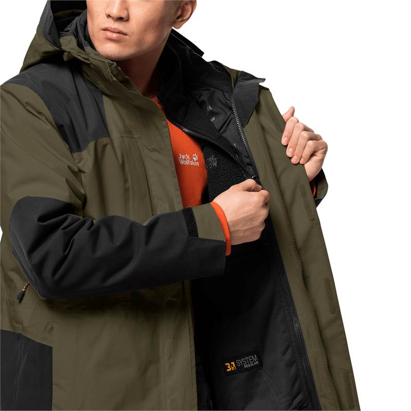 Jack Wolfskin Mens Thorvald 3-in-1 Waterproof Jacket-3