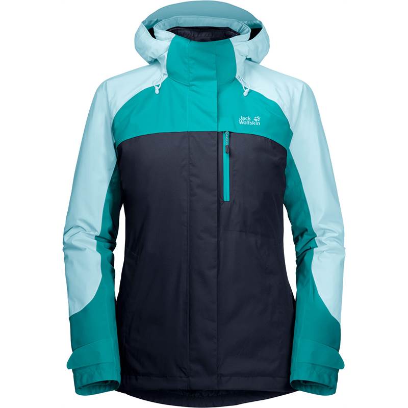 Jack Wolfskin Womens Whitney Peak 3-in-1 Waterproof Jacket-1