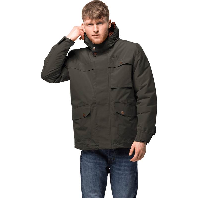 Jack Wolfskin Mens Wildwood Waterproof Jacket-2