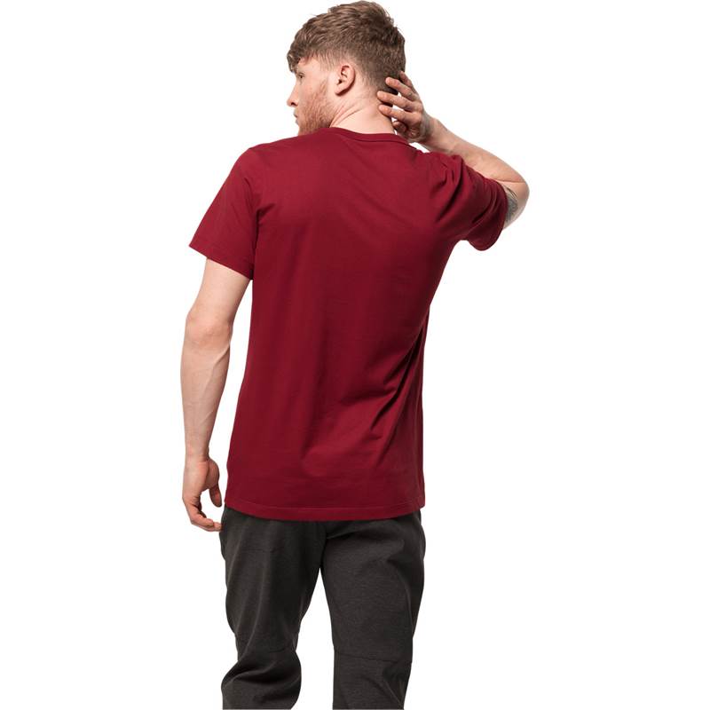 Jack Wolfskin Mens Brand SS T-Shirt-3