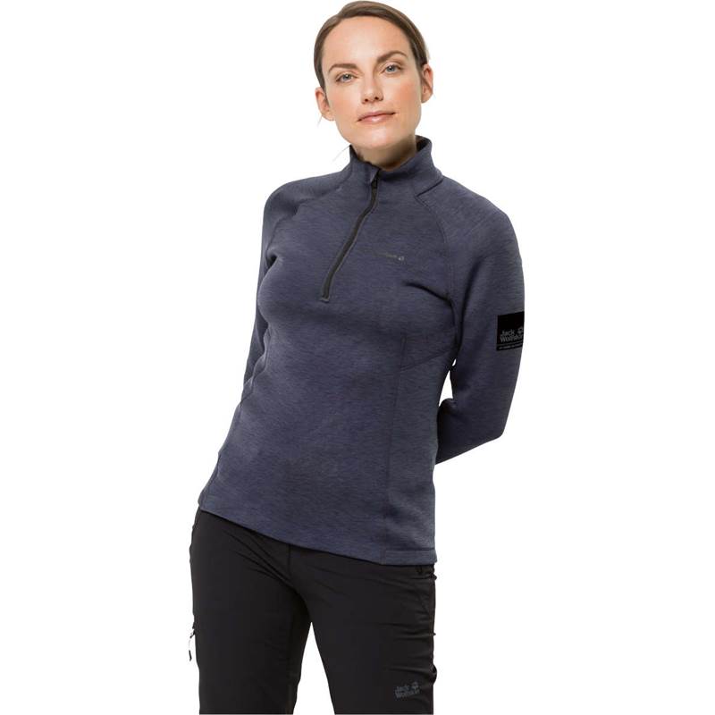 Jack Wolfskin Womens Athletic Half Zip Pullover-2