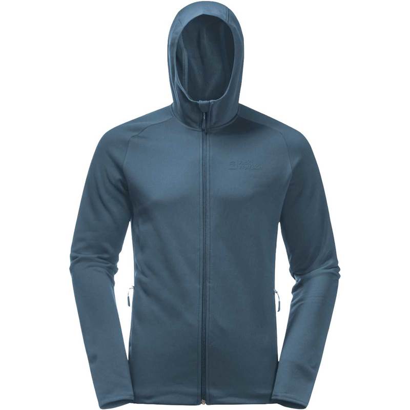 Jack Wolfskin Mens Baiselberg Hooded Full-Zip Fleece Jacket-2