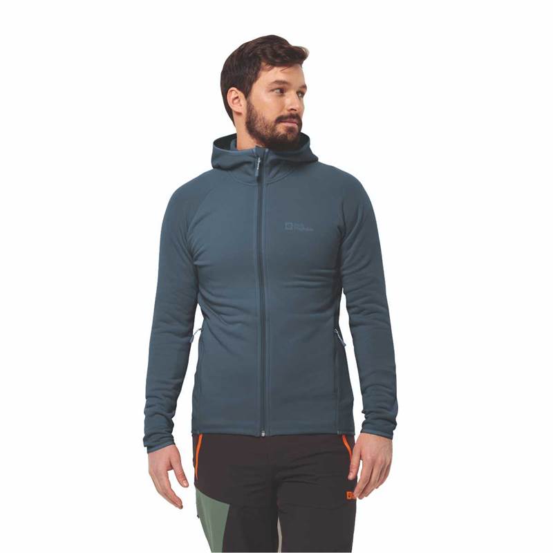 Jack Wolfskin Mens Baiselberg Hooded Full-Zip Fleece Jacket-5