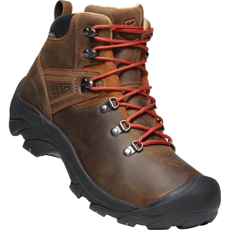 KEEN Mens Pyrenees Leather Waterproof Hiking Boots-1
