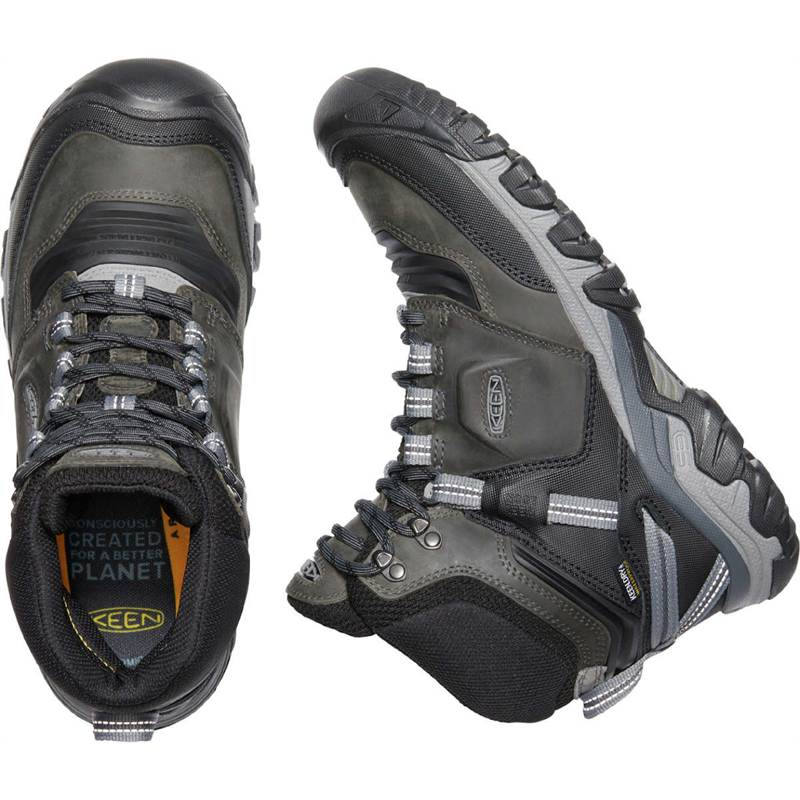 KEEN Mens Ridge Flex Mid Waterproof Boots-5