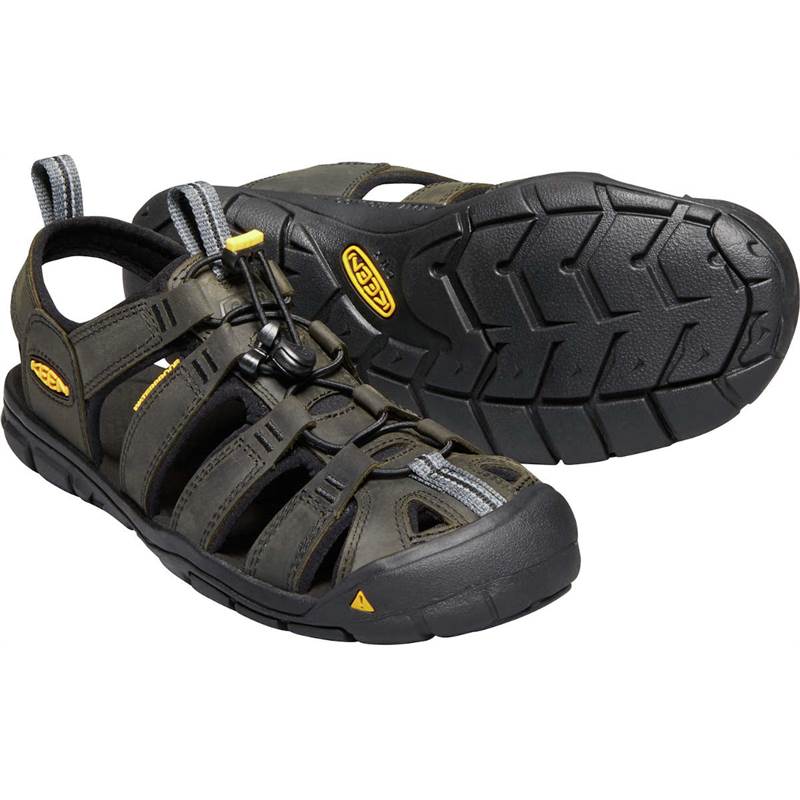 KEEN Mens Clearwater CNX Leather Sandals-3