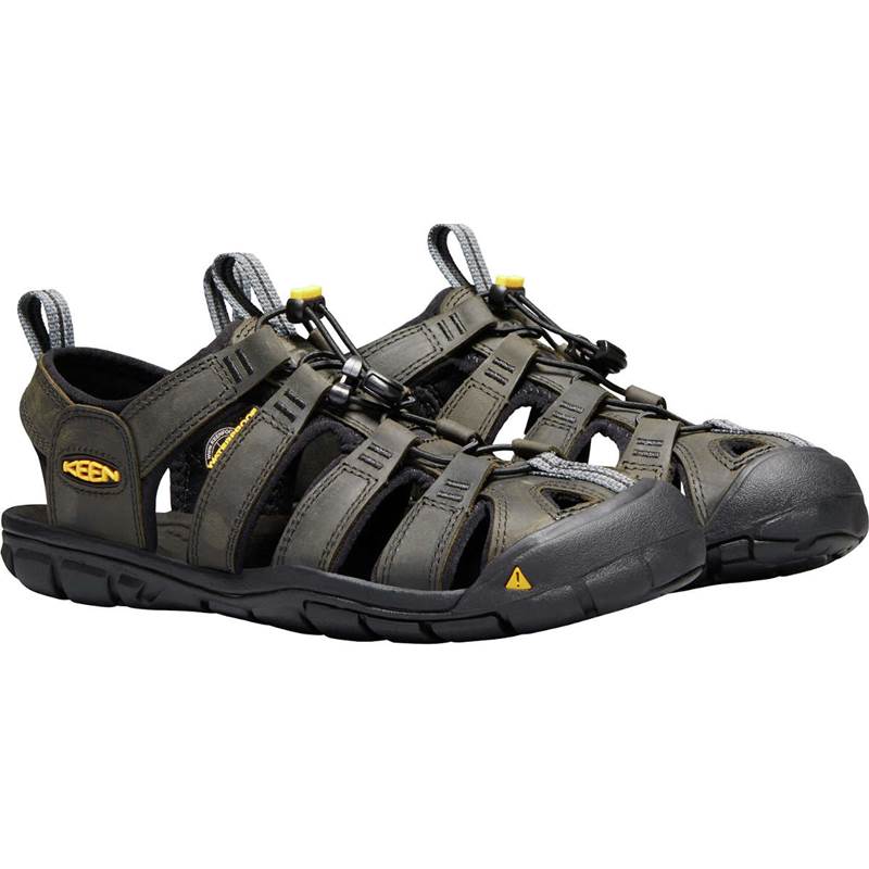 KEEN Mens Clearwater CNX Leather Sandals-5