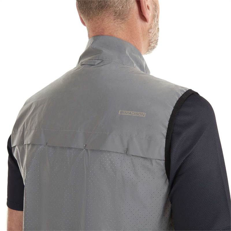 Madison Mens Stellar Shine Reflective Gilet-3