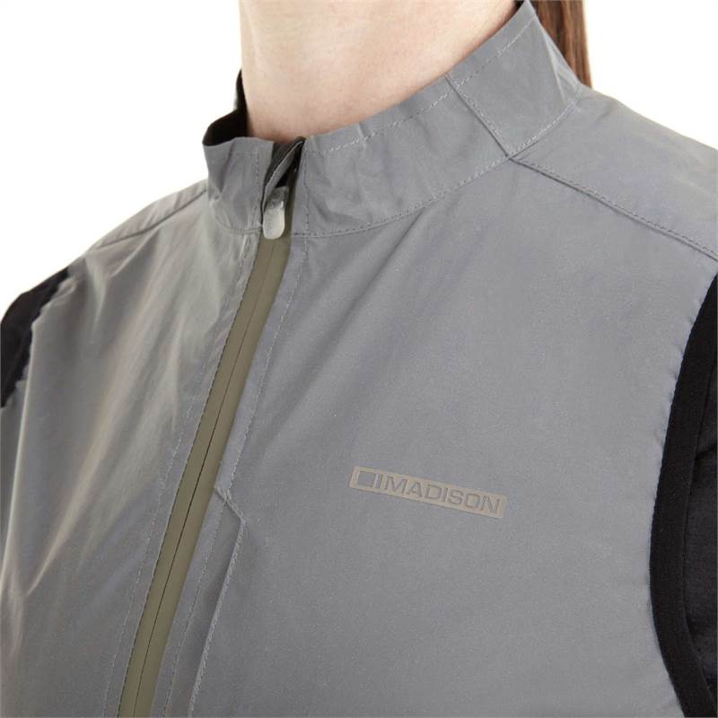 Madison Womens Stellar Shine Reflective Gilet-5
